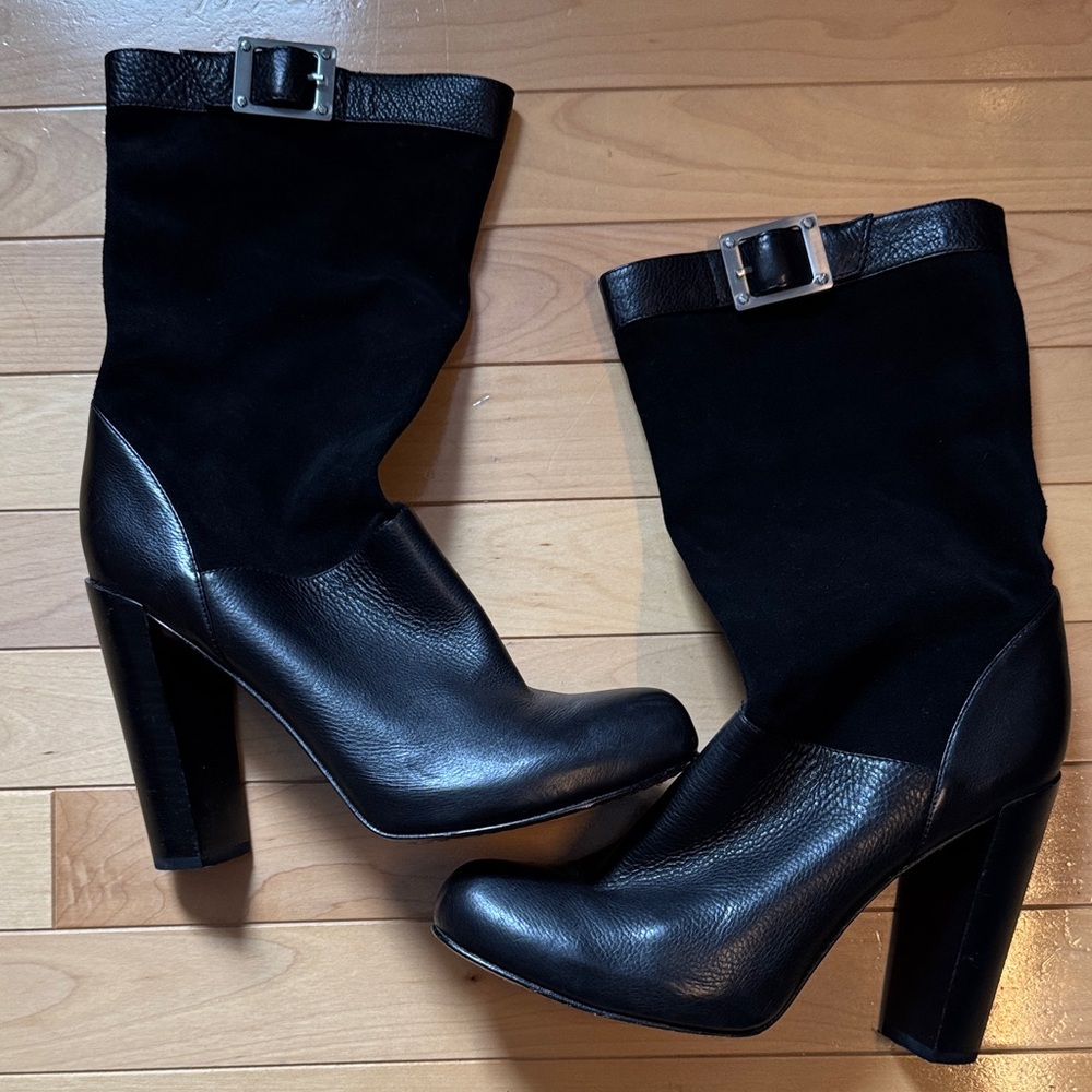 Rachel Zoe Black Leather Women's Boots size 8